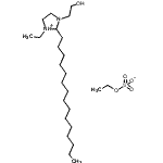 CAS#: 93783-23-4， 1-Ethyl-3-(2-hydroxyethyl)-2-pentadecylimidazolidin-1-ium ethyl sulfate