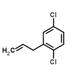 structure of CAS# 93794-95-7, 2-Allyl-1,4-dichlorobenzene;3-(2,5-Dichlorophenyl)-1-propene