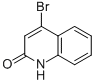 structure of CAS# 938-39-6, 4-Bromo-2(1H)-Quinolinone;4-Bromo-2,3-Dihydroquinolin-2-One;4-Bromo-1H-Quinolin-2-One;4-BROMOQUINOLIN-2(1H)-ONE