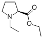 structure of CAS# 938-54-5, 1-Ethyl-L-Proline Ethyl Ester;(S)-(-)-1-Ethyl-2-Pyrrolidinecarboxylic Acid Ethyl Ester (-)-1-Ethyl-L-Proline Ethyl Ester Et-Pro-Oet;(S)-(-)-1-ETHYL-2-PYRROLIDINECARBOXYLIC ACID ETHYL ESTER;ETHYL (S)-(-)-1-ETHYL-2-PYRROLIDINECARBOXYLATE