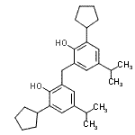 CAS#: 93803-58-8， 2,2'-Methylenebis(6-cyclopentyl-4-isopropylphenol)