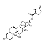 CAS#: 93804-88-7， (11beta,16beta)-9-Fluoro-11,17-dihydroxy-16-methyl-3,20-dioxopregna-1,4-dien-21-yl 5-oxo-L-prolinate