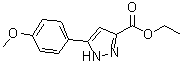 CAS#: 938182-54-8， Ethyl 5-(4-methoxyphenyl)-1H-pyrazole-3-carboxylate