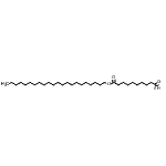 CAS#: 93819-99-9， 10-(Docosyloxy)-10-oxodecanoic acid