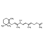 CAS#: 93820-51-0， (8E)-O<sup>15</sup>-Acetyl-10-hydroxy-7,10-dihydroretinol