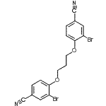 CAS#: 93840-60-9， 4,4'-[1,3-Propanediylbis(oxy)]bis(3-bromobenzonitrile)