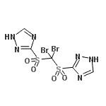 CAS#: 93841-31-7， 3,3'-[(Dibromomethylene)disulfonyl]bis(1H-1,2,4-triazole)