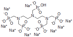 CAS#: 93841-75-9， Nonasodium Hydrogen [[(Phosphonatomethyl)Imino]Bis[Ethane-2,1-Diylnitrilobis(Methylene)]]Tetrakisphosphonate