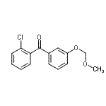 结构式 CAS# 938458-60-7, (2-氯苯基)[3-(甲氧基甲氧基)苯基]甲酮