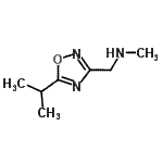 结构式 CAS# 938459-06-4, 1-(5-异丙基-1,2,4-恶二唑-3-基)-N-甲基甲胺