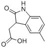 structure of CAS# 938459-17-7, 2,3-Dihydro-5-Methyl-2-Oxo-1H-Indole-3-Acetic Acid;(5-Methyl-2-Oxo-2,3-Dihydro-1H-Indol-3-Yl)Acetic Acid(SALTDATA: FREE);(5-METHYL-2-OXO-2,3-DIHYDRO-1H-INDOL-3-YL)ACETIC ACID;1H-Indole-3-Acetic Acid, 2,3-Dihydro-5-Methyl-2-Oxo-