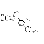 CAS#: 93857-89-7， 3-Ethyl-2-{2-[(3-ethyl-5-methoxy-1,3-benzoselenazol-2(3H)-ylidene)methyl]-1-buten-1-yl}-5,6-dimethyl-1,3-benzoselenazol-3-ium iodide