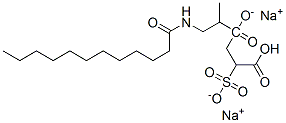 CAS#: 93859-29-1， Disodium 4-[1-Methyl-2-[(1-Oxododecyl)Amino]Ethyl] 2-Sulphonatosuccinate