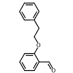 structure of CAS# 93898-91-0, 2-(2-Phenylethoxy)benzaldehyde;MFCD03820021;ZINC01059141