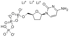 CAS#: 93939-77-6， 2',3'-Dideoxy-Cytidine5'-(Tetrahydrogen Triphosphate) Trilithium Salt