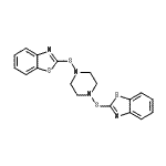 CAS#: 93963-17-8， 2,2'-(1,4-Piperazinediyldisulfanediyl)bis(1,3-benzothiazole)