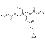 CAS#: 93965-20-9， 2-({[3-(1-Aziridinyl)propanoyl]oxy}methyl)-2-(hydroxymethyl)-1,3-propanediyl bisacrylate