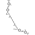CAS 登录号：93966-60-0， 二[2-[[4-[(2-氯-4-硝基苯基)偶氮]苯基]乙基氨基]乙基]壬二酸酯