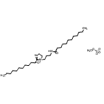 CAS#: 94022-81-8， 1-[3-(Dodecanoylamino)propyl]-1-methyl-2-undecyl-4,5-dihydro-1H-imidazol-1-ium methyl sulfate