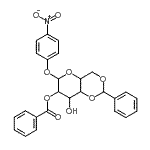 CAS#: 94063-92-0， 4-Nitrophenyl 2-O-benzoyl-4,6-O-benzylidenehexopyranoside
