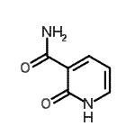 structure of CAS# 94083-12-2, 2-Oxo-1,2-dihydro-3-pyridinecarboxamide;2-hydroxynicotinamide;2-oxo-1,2-dihydropyridine-3-carboxamide;3-Pyridinecarboxamide,2-hydroxy-