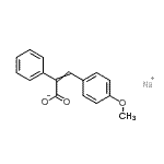 CAS#: 94094-73-2， Sodium 3-(4-methoxyphenyl)-2-phenylacrylate