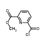CAS 登录号：94111-79-2， 甲基6-(氯甲酰基)-2-吡啶羧酸酯