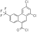 CAS#: 94133-67-2， 1,3-Dichloro-6-(Trifluoromethyl)-9-Phenanthrenecarbonylchloride