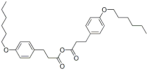 CAS 登录号：94135-92-9， 3-[4-(己基氧基)苯基]丙酸酐