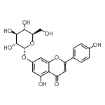 CAS#: 94159-34-9， 5-Hydroxy-2-(4-hydroxyphenyl)-4-oxo-4H-chromen-7-yl alpha-D-glucopyranoside