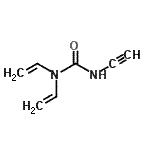 CAS#: 94201-58-8， 3-ethynyl-1,1-divinyl-urea