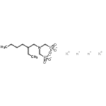 CAS#: 94230-77-0， tetrapotassium 2-ethyl-N,N-bis(phosphonatomethyl)hexan-1-amine