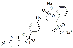 CAS#: 94232-25-4， Disodium 1-[[4-[[(6-Methoxypyridazin-3-Yl)Amino]Sulphonyl]Phenyl]Amino]-3-Phenylpropane-1,3-Disulphonate