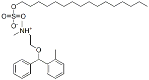 CAS#: 94249-00-0， [2-[(alpha-O-Tolylbenzyl)Oxy]Ethyl]Dimethylammonium Hexadecyl Sulphate