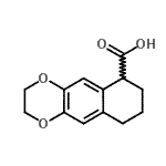 CAS 登录号：942631-77-8， 2,3,6,7,8,9-六氢萘并[2,3-b][1,4]二恶英-6-羧酸