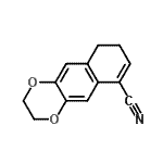 CAS#: 942631-85-8， 2,3,8,9-Tetrahydronaphtho[2,3-b][1,4]dioxine-6-carbonitrile