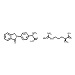 CAS#: 94266-49-6， L-Arginine Mono[(S)-4-(1,3-Dihydro-1-Oxo-2H-Isoindol-2-Yl)-alpha-Methylbenzeneacetate]