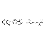 CAS#: 94266-50-9， L-Arginine Mono[(R)-4-(1,3-Dihydro-1-Oxo-2H-Isoindol-2-Yl)-alpha-Methylbenzeneacetate]