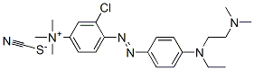 CAS#: 94276-17-2， 3-Chloro-4-[[4-[[2-(Dimethylamino)Ethyl]Ethylamino]Phenyl]Azo]-N,N,N-Trimethylanilinium Thiocyanate