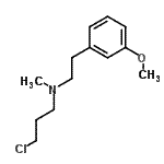 CAS#: 94313-87-8， 3-chloro-N-[2-(3-methoxyphenyl)ethyl]-N-methyl-propan-1-amine