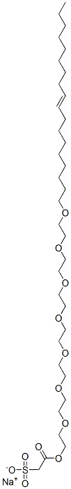 CAS#: 94386-38-6， Sodium 2-[(3,6,9,12,15,18,21-Heptaoxanonatriacont-30-Enyl)Oxy]-2-Oxoethane-1-Sulphonate
