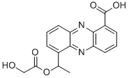 CAS#: 94448-15-4， 6-(1-((Hydroxyacetyl)oxy)ethyl)-1-phenazinecarboxylic acid