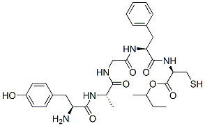 CAS#: 94492-35-0， Tyrosyl-Alanylglycyl-Phenylalanyl-Cysteine S-Butyl Ester