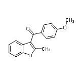 CAS#: 94541-06-7， (4-Methoxyphenyl)(2-methyl-1-benzofuran-3-yl)methanone