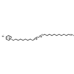 结构式 CAS# 94598-31-9, 1-(10,12-二十五二炔-1-基)吡啶鎓溴化物