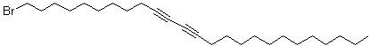 structure of CAS# 94598-32-0, 1-Bromo-10,12-pentacosadiyne;1-Bromo-10,12-pentacosadiyne