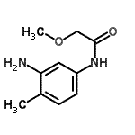 结构式 CAS# 946769-41-1, N-(3-氨基-4-甲基苯基)-2-甲氧基乙酰胺