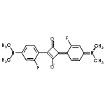 CAS#: 94703-33-0， (4Z)-2-[4-(Dimethylamino)-2-fluorophenyl]-4-[4-(dimethyliminio)-2-fluoro-2,5-cyclohexadien-1-ylidene]-3-oxo-1-cyclobuten-1-olate