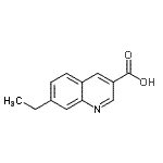 CAS#: 948290-70-8， 7-Ethyl-3-quinolinecarboxylic acid