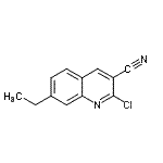 CAS#: 948291-76-7， 2-Chloro-7-ethyl-3-quinolinecarbonitrile